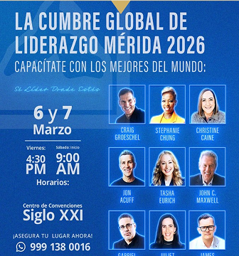 La cumbre global de liderazgo en Mérida